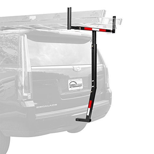 Direct Aftermarket Pick Up Truck Bed Extender Adjustable Hitch Rack for Hauling Lumber Canoe Ladder - Thumbnail 2