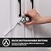 EUDEMON Invisible Button Cabinet Locks with Used on cupboards, bookcases Easy Installation with No Drilling Required (3)