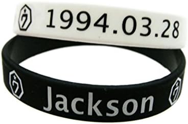Jackson GOT7 Kpop 2 pieces Silicon Bracelet Wristband