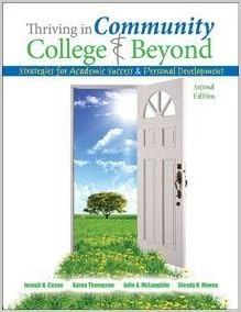 Thriving In The Munity College And Beyond Strategies For Academic Success And Personal Development For Cincinnati State Tech And Munity College Distance Learning Joseph B Cuseo Julie Mclaughlin Aaron Thompson Thriving In The Munity College And Beyond Strategies For Academic Success And Personal Development For Cincinnati State Tech And Munity College Distance Learning Joseph B Cuseo Julie Mclaughlin Aaron Thompson