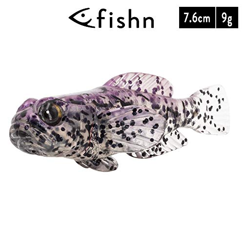FISHN 5er Set GOBYone 7,6cm 9gr Ultra Realistische Grundel Gummifisch zum Angeln auf Barsch und – Bild 5