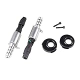 AURELIO TECH Set 2 VCT Variable Camshaft Timing Solenoid & 2 Seals for 2004-2008 Ford 5.4L 3V