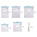 CISNO Sous Vide Bags and 1 Hand Pump for Food Storage & Cooking(5 Bags+1 Pump)