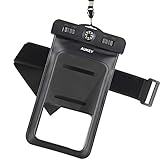 AUKEY Waterproof iPhone Case with Armband and Built-in Compass for iPhone 6, 6 Plus, 6S, Samsung and Android Cell Phones Below 6 inches