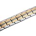 Rainso Mens Titanium Magnetic Therapy Bracelets for Arthritis Wristband Adjustable (Silver Gold)