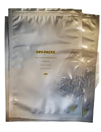 Mylar Zipper   Bolsas de 5 galones (20x30") y oxíg