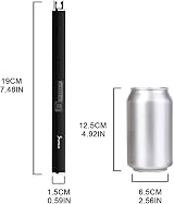 SUPRUS Electric Lighter Arc Windproof USB Rechargeable with Safety Lock Black view 7