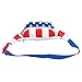 Juvale American Flag Fanny Pack for Women and Men, Patriotic USA Crossbody Bag with Adjustable Waist Belt Straps for 4th of July (15 x 5 x 3 In)