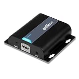 gofanco 395ft 1080p HDMI Extender Over IP Receiver - 1 to Many or Over Single Cat5e/Cat6/Cat7 Cable with Remote IR Control - Up to 395 feet (120m) Full HD 1080p (RX Part# HDbitTRX)