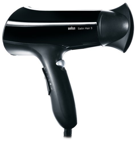 Click Here to See More Images Braun HD330 Satin Hair 3 Diffuser Hair Dryer 1700-Watts, 220 Volts (Not for USA)