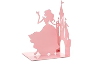 Balvi Fairy Tale Pink A Princess and Her Castle Decorative Metal Bookends