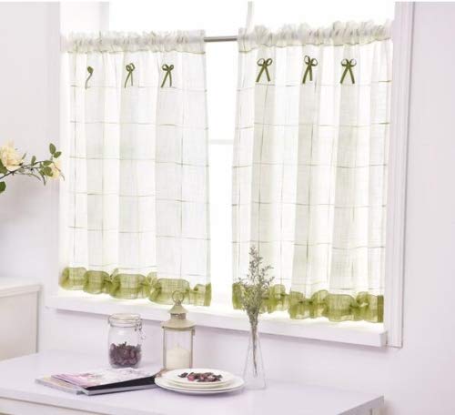 Generic Home Screens Half Coffee Curtain Kitchen Dust Proof