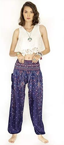 Cotton Rose Buddha Pants for Women 
