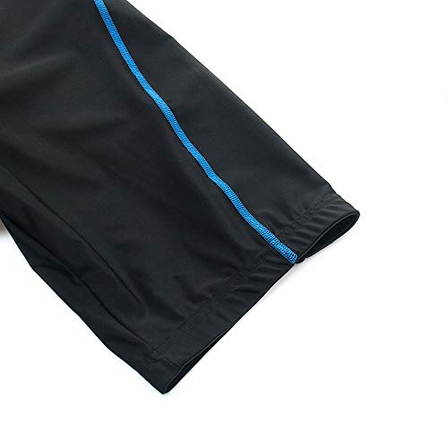 Mens Bike Shorts, 9d Gel Padded Cycling Shorts with Zipper Pocket, Quick Dry MTB Liner Shorts, Pants with Anti-Slip Leg Grips (XL)