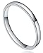 SOMEN TUNGSTEN 2MM Plain Dome Tungsten Metal Ring Wedding Band Ring Size 4-12