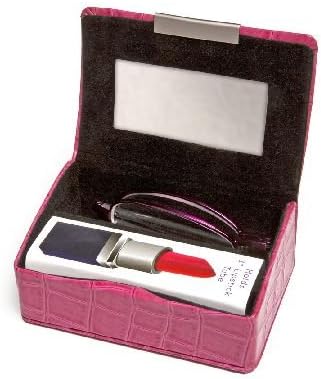Foster Grant MicroVision Folding Reading Glasses W/ Mini-Case 2.00 (Pink)