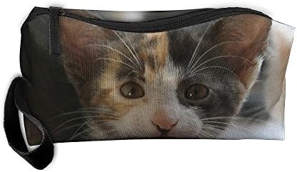Mini Cat Meow Travel Makeup Bags For Women Cosmetics Case With Zipper