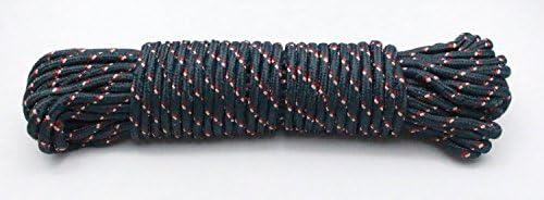 TikTa Nylon Rope Hight Reflective Cord 65 Feet Long Tent Guyline Navy Blue