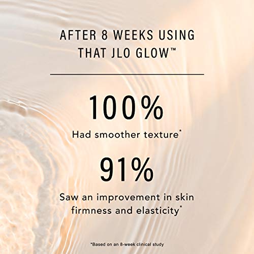 JLO BEAUTY That JLo Glow Face Serum, Skin Care Facial Serum that Helps Tighten, Plump, Glow, and Hydrate, Antioxidant Rich Formula Made with Squalane to Support Skin Elasticity & Skin Firmness, 1.5 Oz
