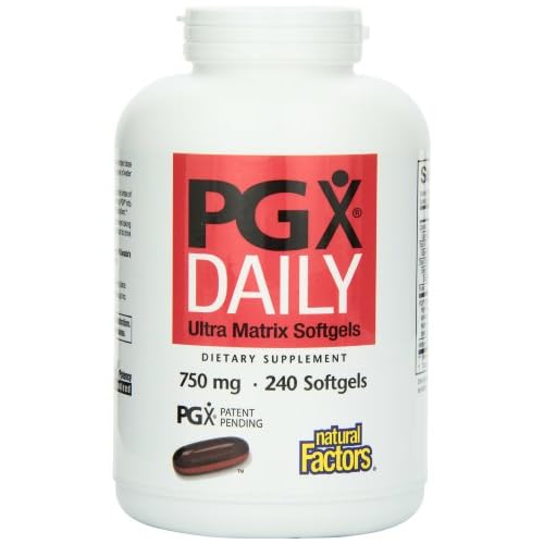 Natural Factors PGX Daily Ultra Matrix Softgels 750 Mg, 240 Softgels image