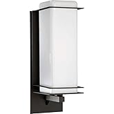 Quorum 7203-7-86 Transitional One Light Wall Mount from Balboa Collection in Bronze / Dark Finish,