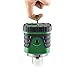 MANSOV Camping Lantern, Lightweight LED Emergency Lantern, Portable Ultra Bright Flashlight, for Hiking, Camping, Emergencies, Power Outages, Compact Size, Green