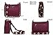 Women Handbags- Purses Crossbody Bags with Furry by Florance Jones,Wine,Universal