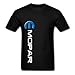 MozFashion Men's MOPAR Logo Black T-Shirts