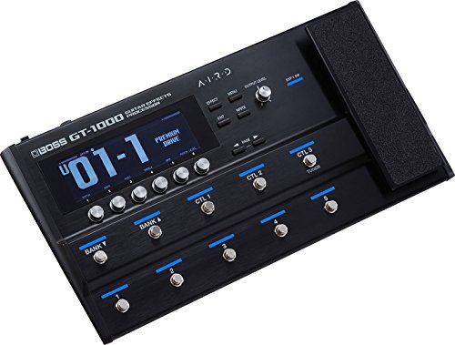 BOSS GT-1000 Guitar Effects Processor includes Free Wireless Earbuds - Stereo Bluetooth In-ear and 1 Year Everything Music Extended Warranty