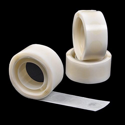 Yolido 1000 Pieces Balloon Double Sided Adhesive Dots Tape for Wedding or Party, 10 Rolls (100 Pieces Each Rolls)