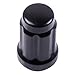 SCITOO 24PCS+2Keys Black Lug Nuts Spline for Drive Close End Socket Key, 12x1.5 Thread, 35mm Tall, Fits for Toyota Tacoma Tundra FJ Cruiser 2015-2016