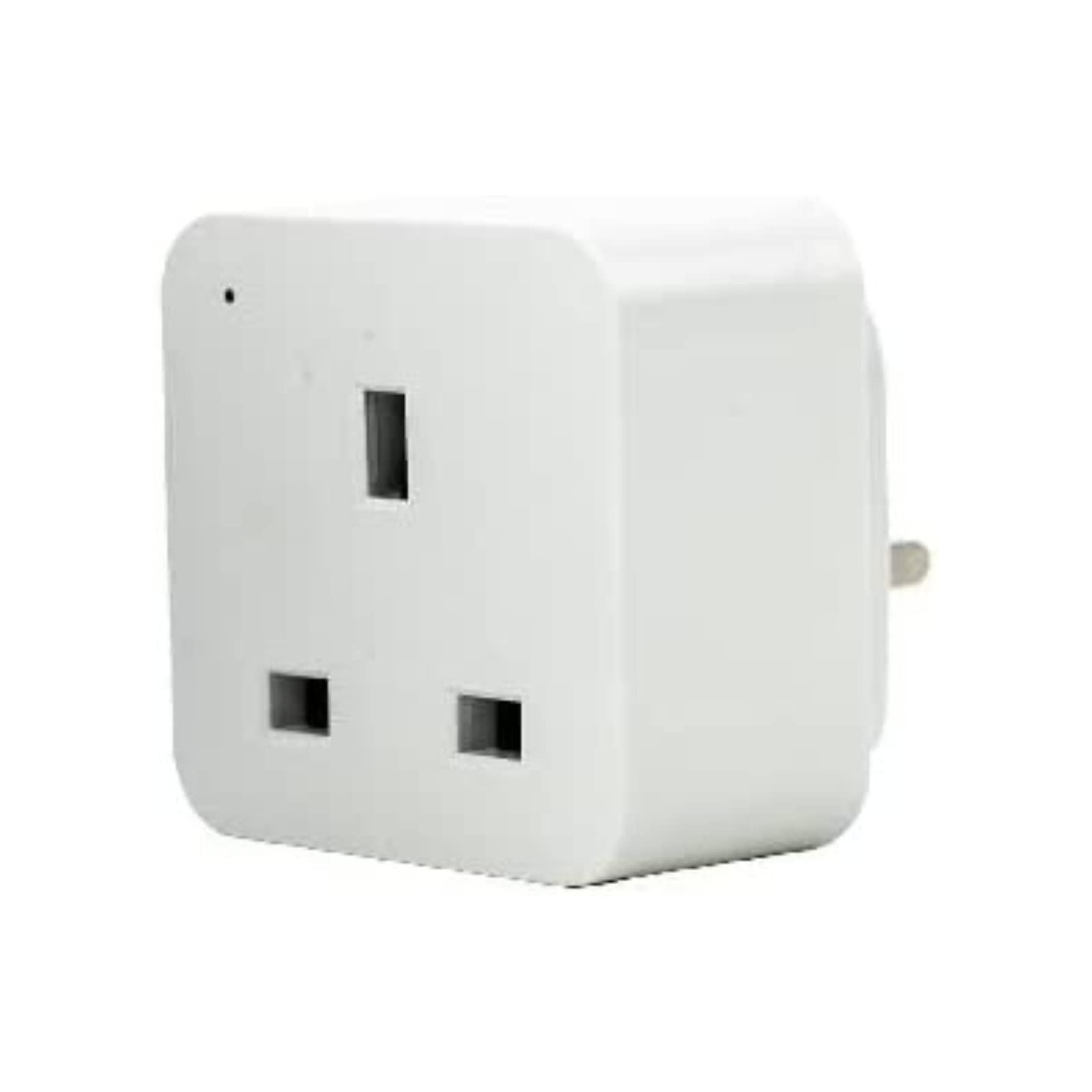 STATUS Smart Plug Wi-Fi Adaptor | App Controlled | UK 3-Pin Plug | Voice Assistant Compatible | SS1GWIFIPLUGB18