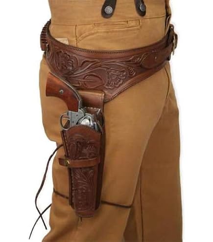 SINGLE ACTION REVOLVER HOLSTER FOR..CHOOSE GUN MODEL E LEATHER DRAW