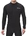 Spotti Men's Cycling Bike Jersey Long Sleeve with 3 Rear Pockets - Moisture Wicking, Breathable, Quick Dry Biking Shirt Black