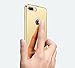 Rose Gold Mirror iPhone 7 Case for Women, Miniko(TM) Clear Mirror With Metal Bumper Back Shell Hard Case Cover for Apple iPhone 7-Rose Gold