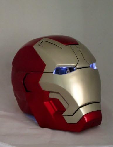 Iron Man Mark 42 Cosplay Helmet 1/1 Scale Unopen Face