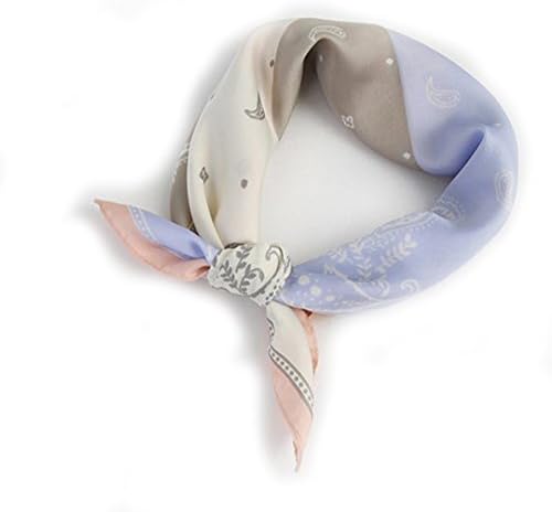 The Genie Block Square Petit Scarf (Peach)