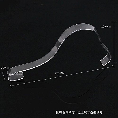 Greatcircus Pack of 10 Acrylic Sandal Shoe Store Display Stand Forms