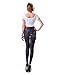 HDE Women's Funky Digital Print Design Graphic Stretch Footless Fashion Leggings (The Tragedy of Hamlet, Medium)