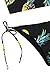 Cupshe Fashion Women's Pineapple Printing Halter Padding Bikini Set (M), Multicolor