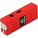 VIPERTEK VTS-881-28,000,000 V Micro Stun Gun - Rechargeable with LED Flashlight (Red)