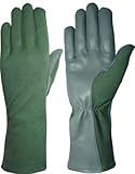 Hank's Surplus Military Style Nomex & MultiCam Pilot Flight Leather Gloves