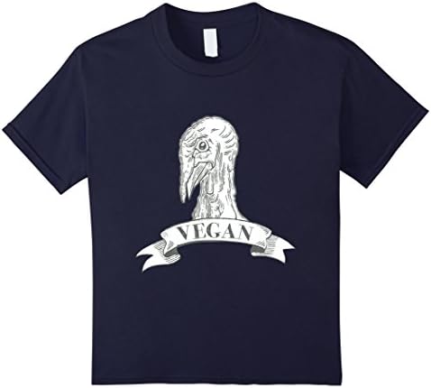 Kids Extraordinary Pro Vegan Turkey Shirt 12 Navy