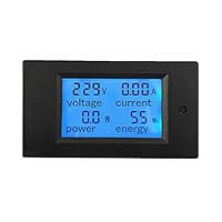 Mimgo Store New AC 80-260V LCD Digital 20A Volt Watt Power Meter Ammeter Voltmeter