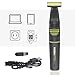Beard Trimmer for Men Hair Clipper Hybrid Electric Shaver for Men Electric Razor Rechargeable Razor Waterproof USB Charging Replacement Adjustable Comb