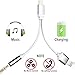 [Upgrade] Iphone 7 / 7 plus Adapter, Compatible IOS 10.3, ATool 2 in 1 Lightning adapter and Charger,Lightning to 3.5mm Audio Earphone Jack Cable - No Calling Function and Music Control (Silver)
