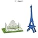jackinthebox Educational Craft Kit for Kids - Around The World Themed 3 Activities-in-1 Gift for Boys and Girls Ages 5-8 Learning Stem Toys (3-in-1)