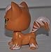 Longhair Kitten #511 (Orange, Green Eyes) - Littlest Pet Shop (Retired) Collector Toy - LPS Collectible Replacement Single Figure - Loose (OOP Out of Package & Print)