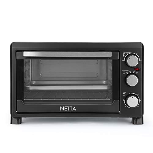 NETTA 18L Electric Mini Oven and Grill, with Multiple Cooking Functions