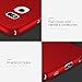 Galaxy S6 Case, ACMBO Ultrathin Micro Matte [Skin Touch Feel] Anti-Fingerprints Non-Slip No-Fade Shockproof Hard PC Phone Case Cover for Samsung Galaxy S6 G9200 G920F G920A G920V G920M, Red